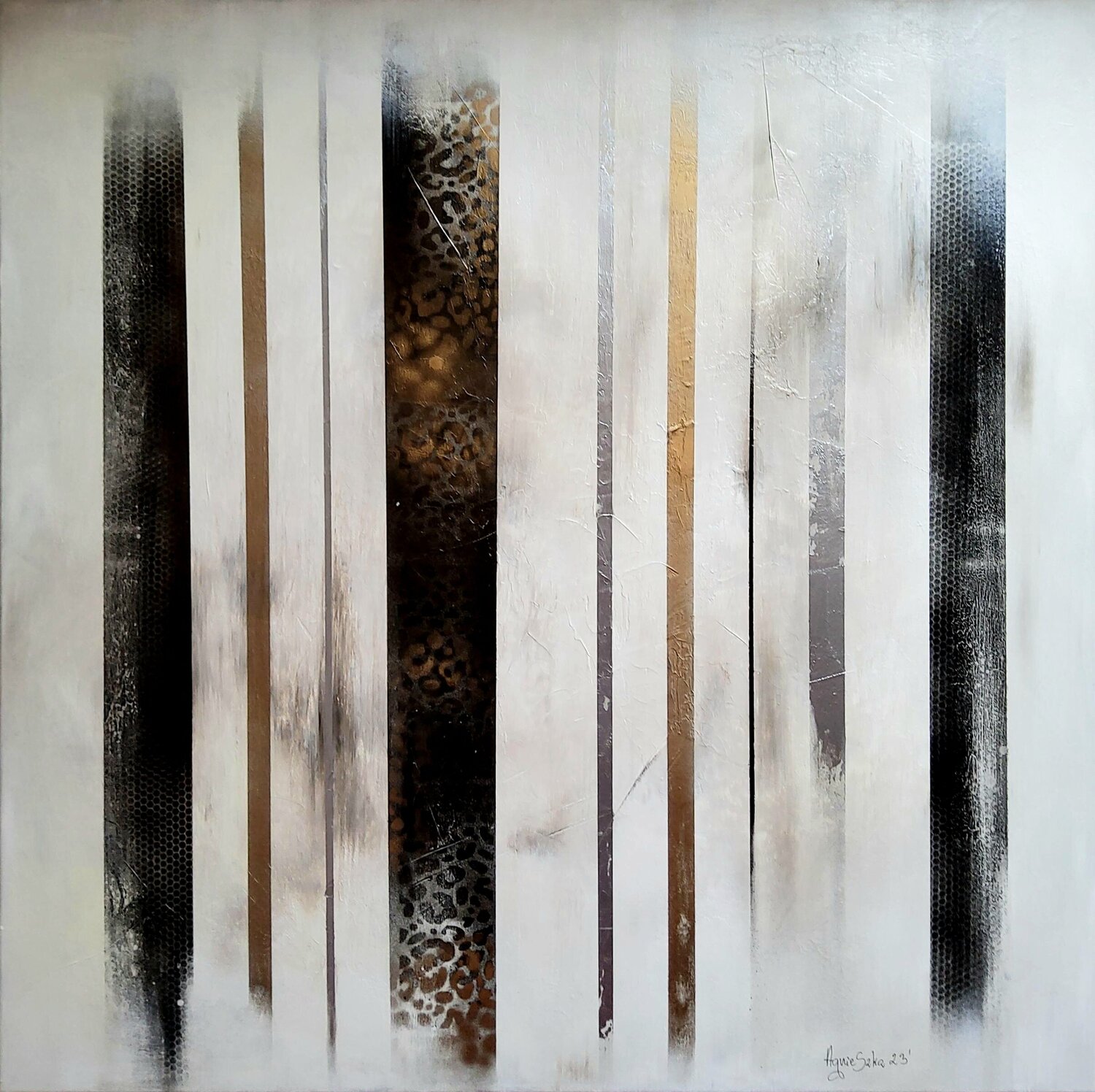 "Dark Sides " Agnieszka Schmid Original painting for sale