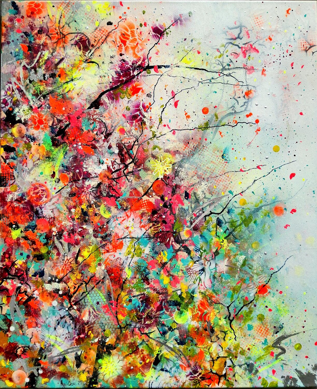 "Sommer" Agnieszka Schmid Original painting for sale