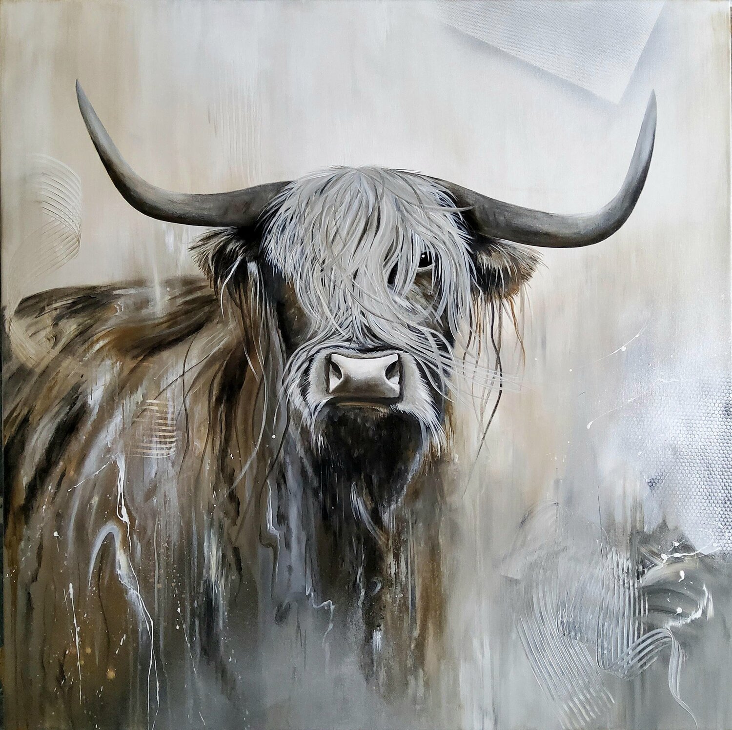 " Charly " Agnieszka Schmid Original painting for sale