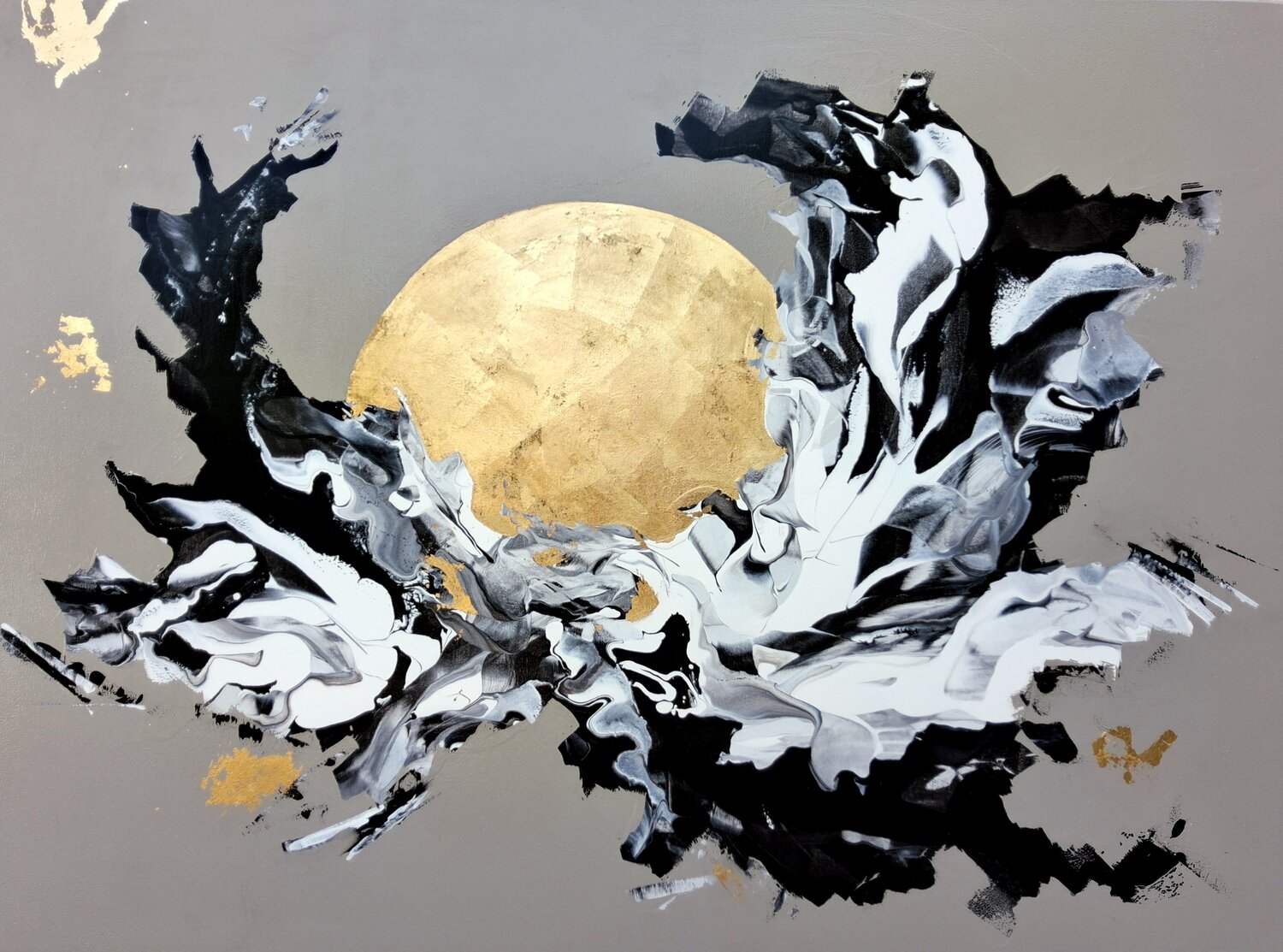 " SUNSET VIBES " Agnieszka Schmid Original painting for sale
