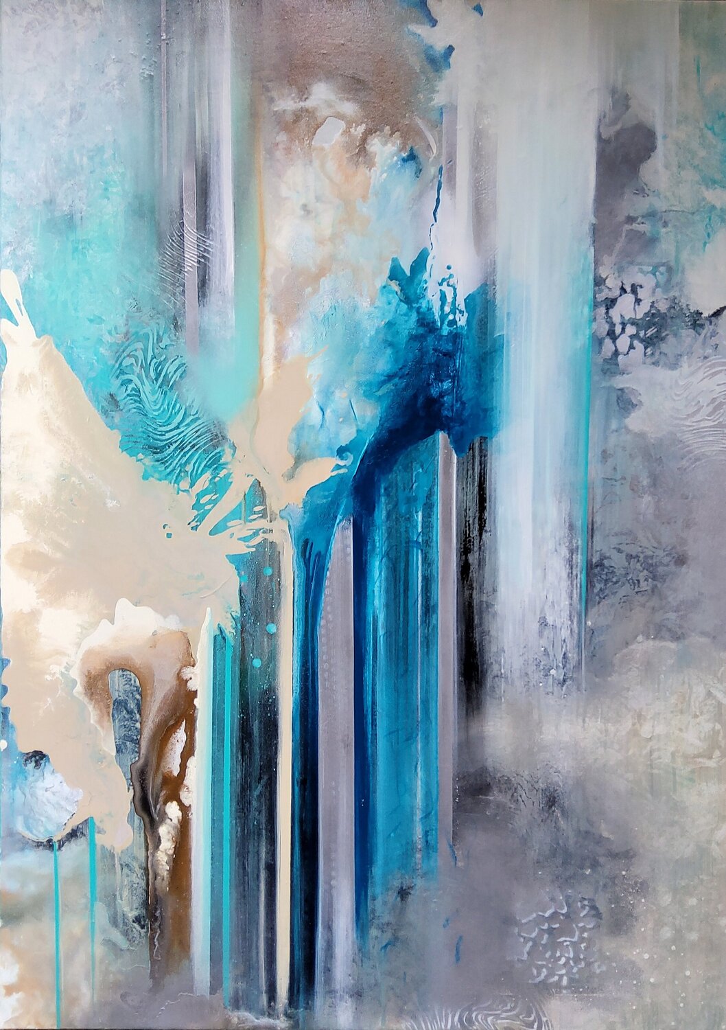 "...feels like Heaven..." Agnieszka Schmid Original painting for sale