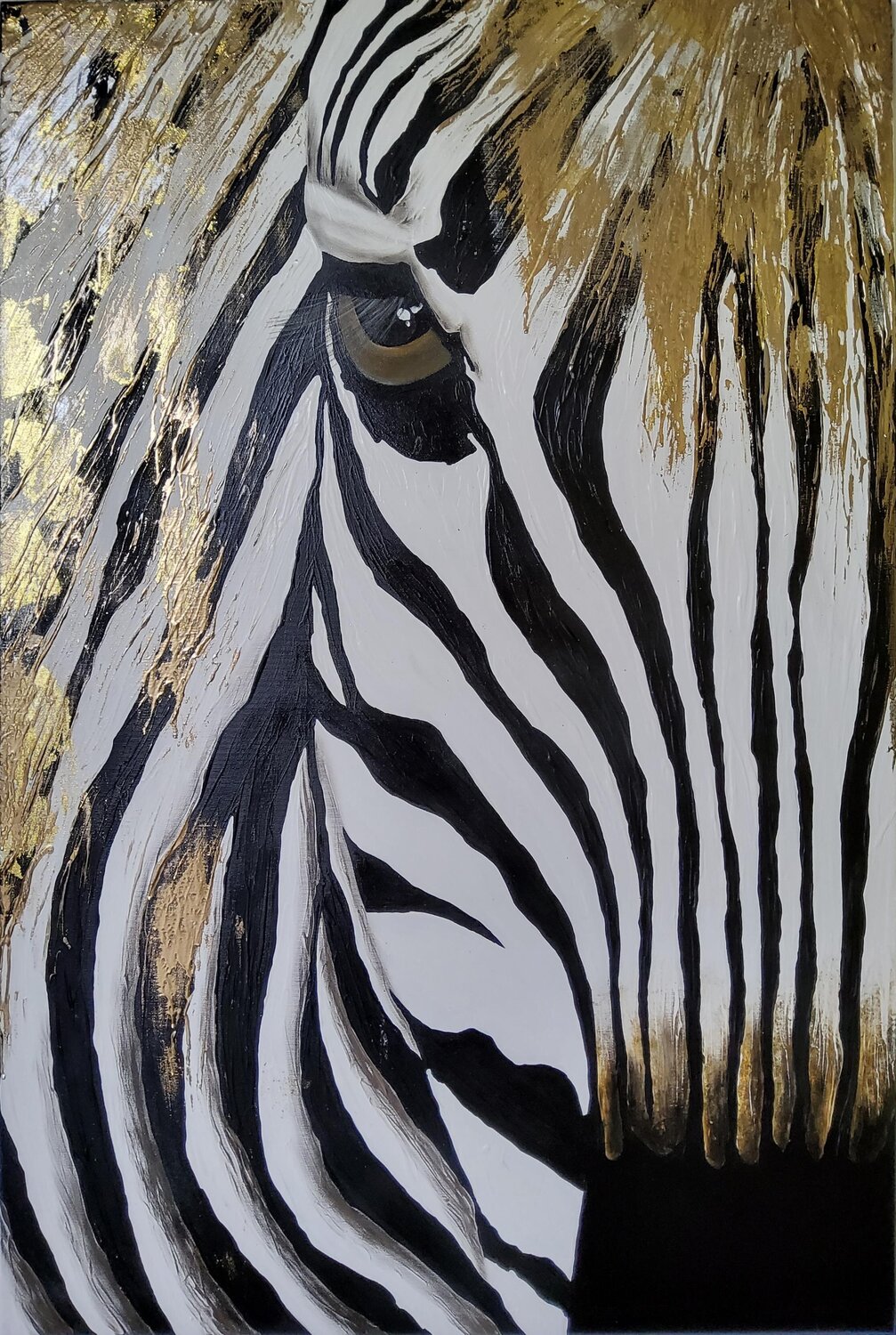 "Sahara Gold" Agnieszka Schmid Original painting for sale