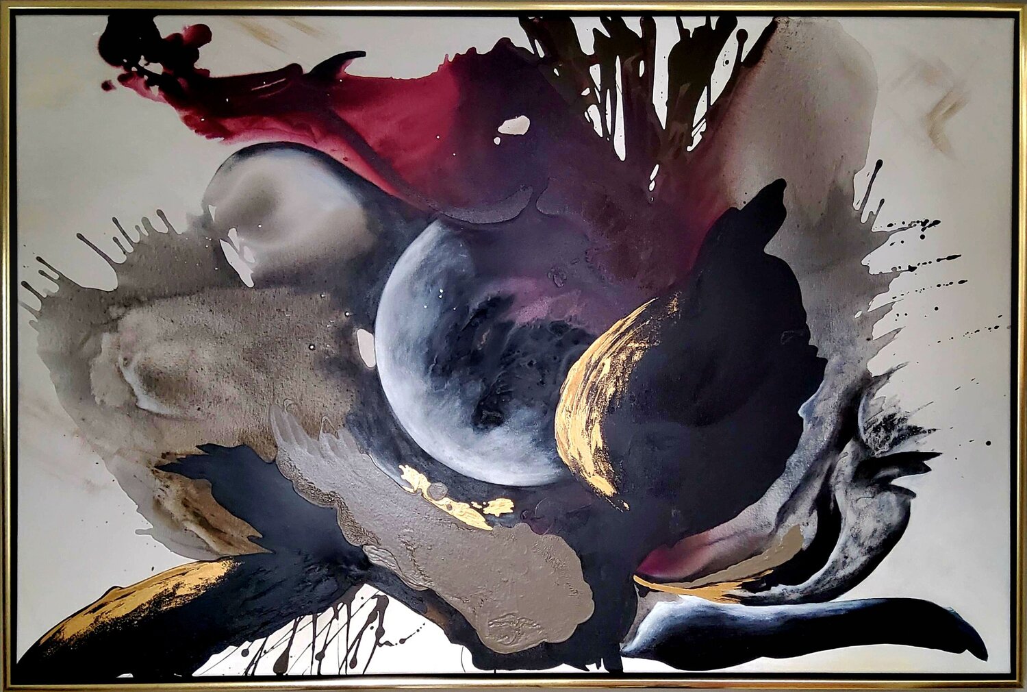 "Dancing in the Moonlight " Agnieszka Schmid Original painting for sale