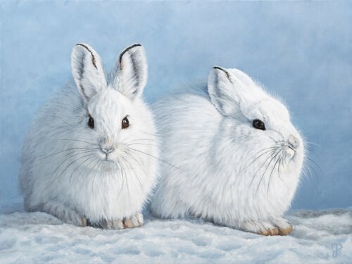 Schneegefährten by Isabeau Schmikowski, Painting for Sale on Select