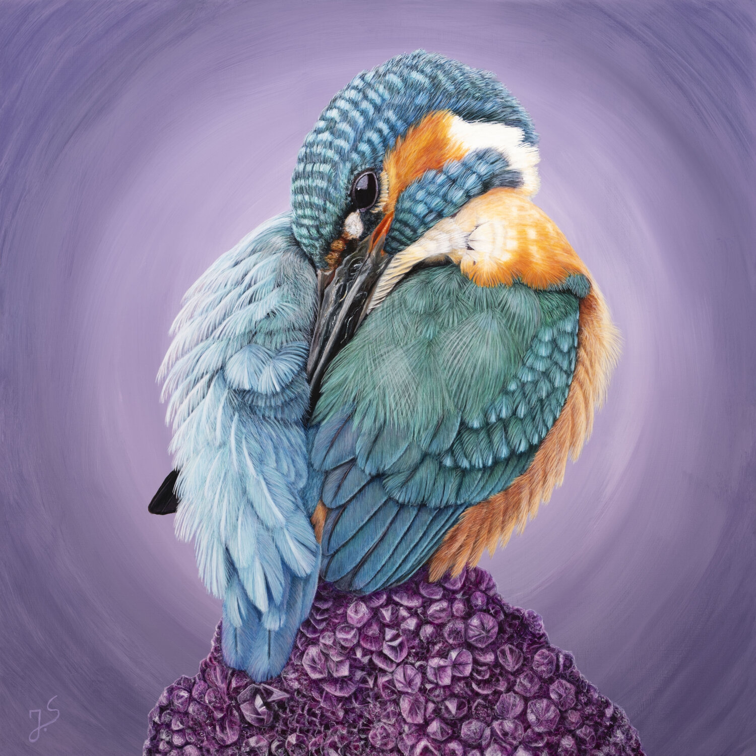 Little Diamond Isabeau Schmikowski Original painting for sale