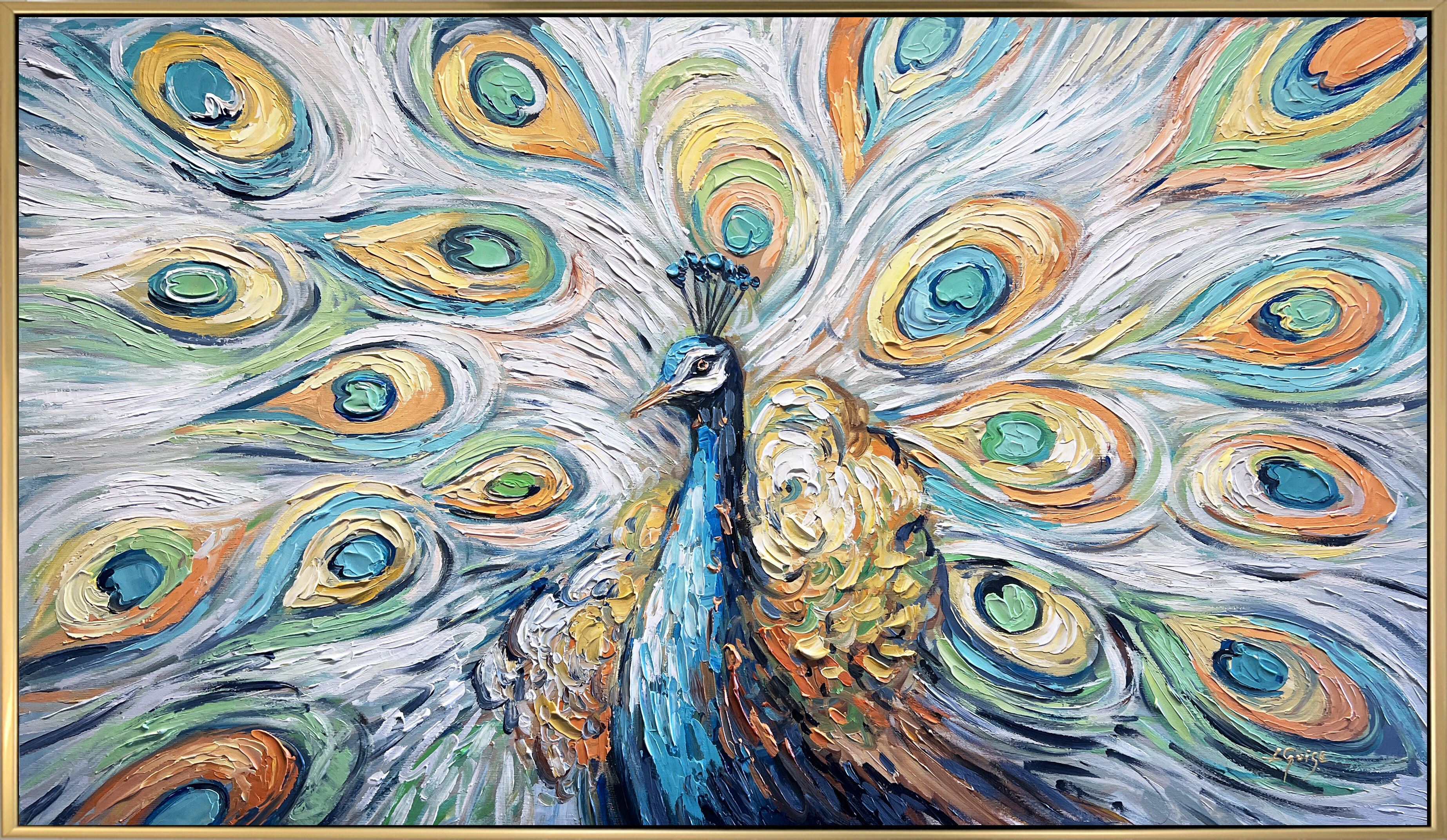Topic Peacock paintings
