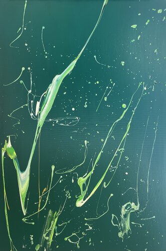 ORBIT GREEN by Marlena Louisa, Painting for Sale on Select