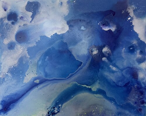 BETWEEN SKY & SEA by Marlena Louisa, Painting for Sale on Select
