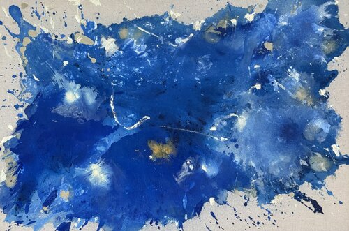 BLUERY UNIVERSE by Marlena Louisa, Painting for Sale on Select