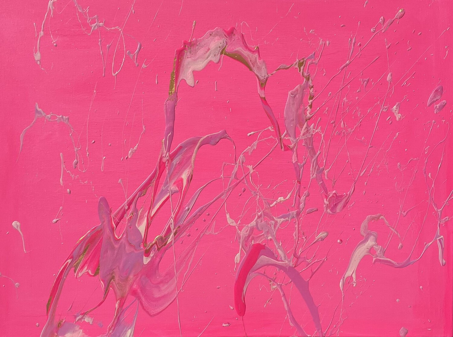 ZUKUNFT PINK Marlena Louisa Original painting for sale