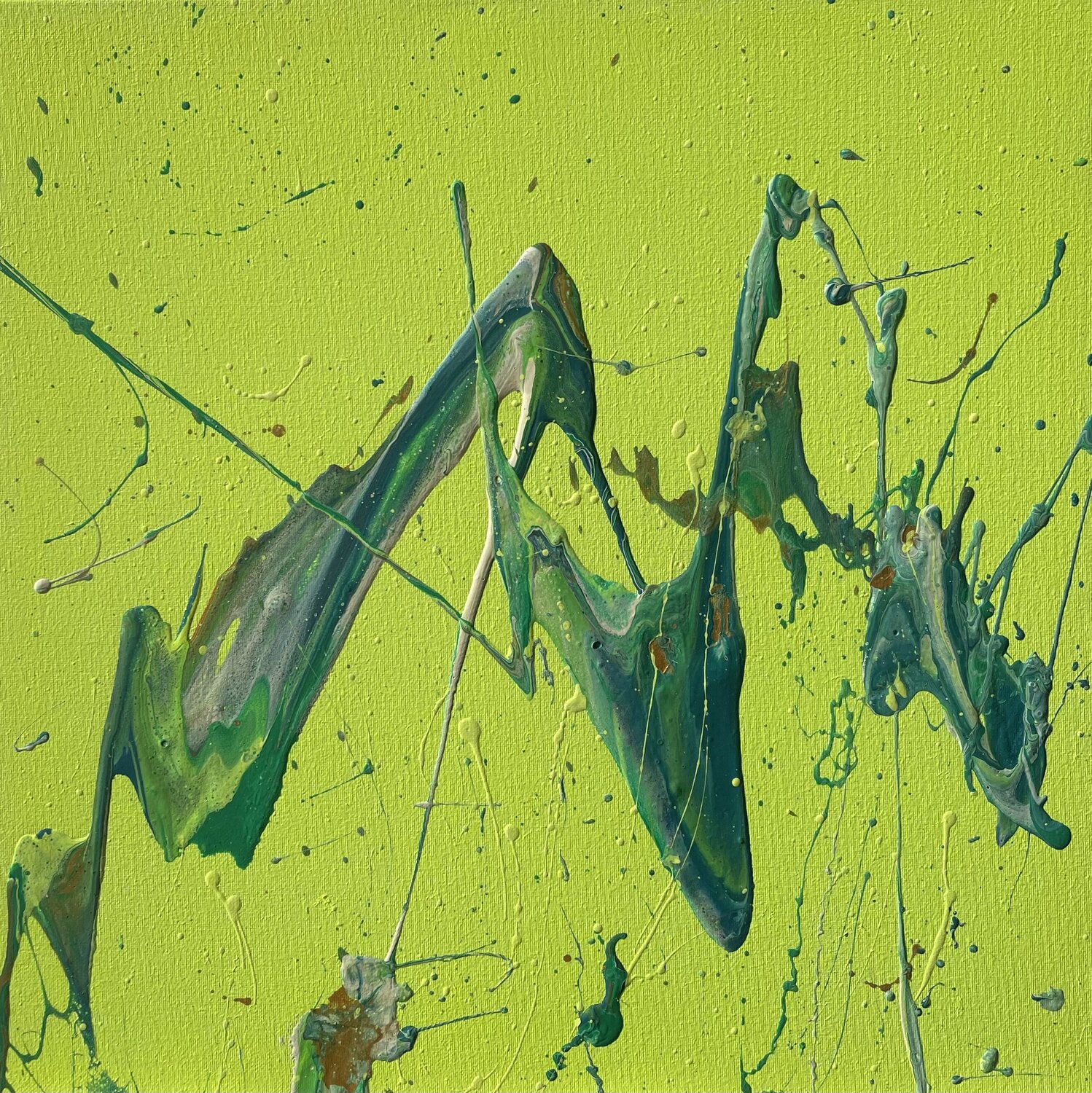NEON SPLASH Marlena Louisa Original painting for sale