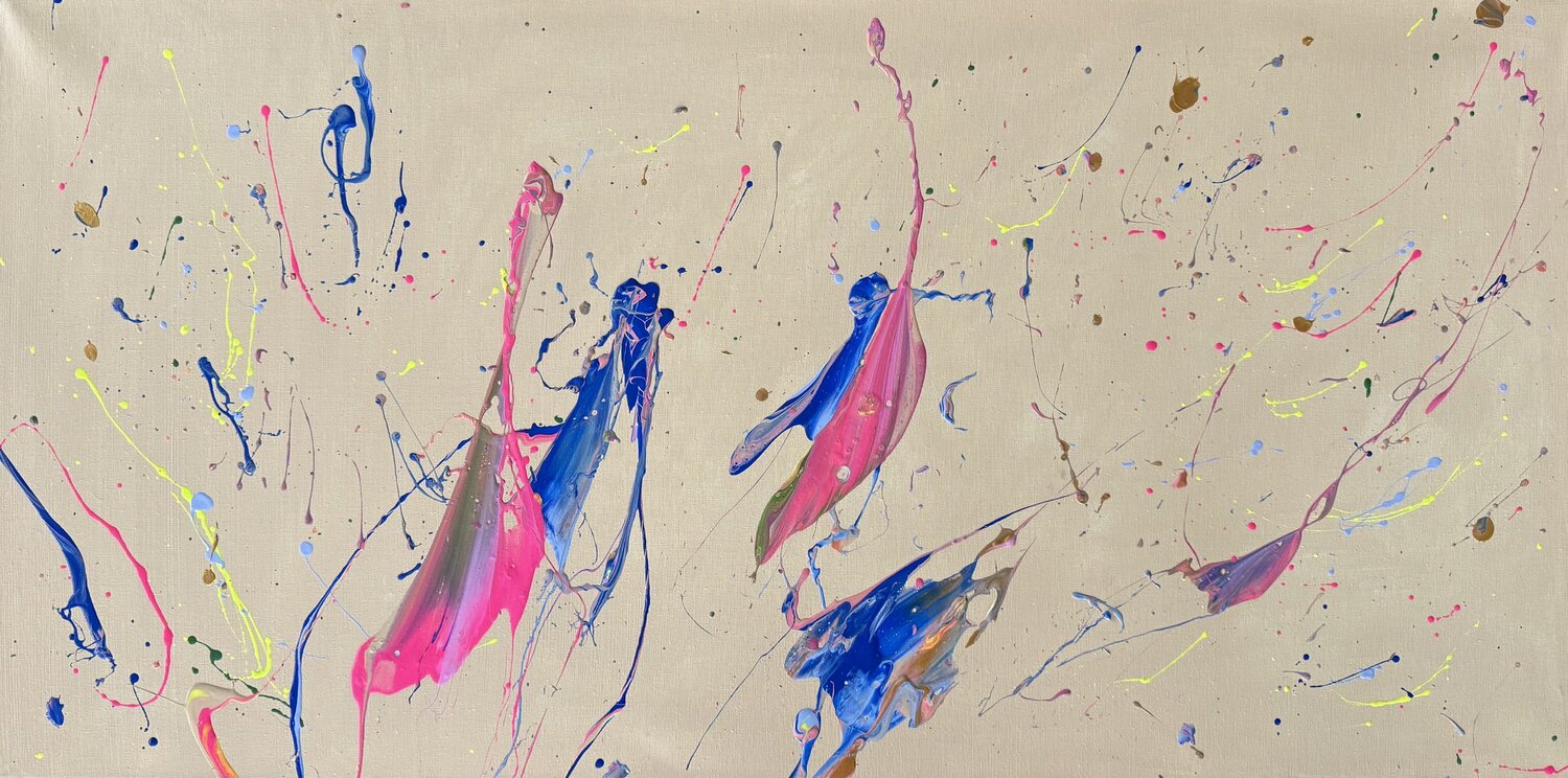 HAPPY SPLASH Marlena Louisa Original painting for sale