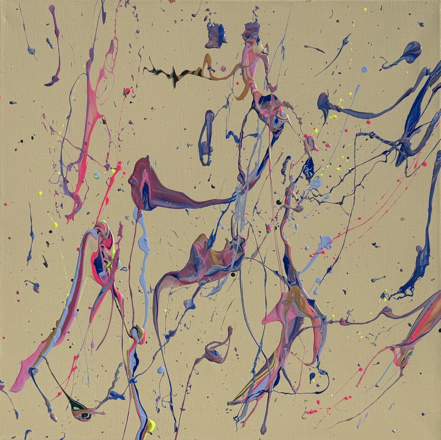 COLORFUL SPLASH Marlena Louisa Original painting for sale