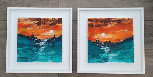 Sturm und Glanz von Sonja Radzik, Malerei kaufen auf Select