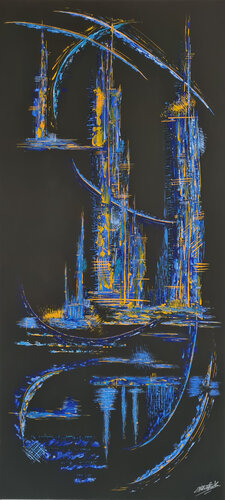 ELEVATION by Eric DELAHAYE, Painting for Sale on Select