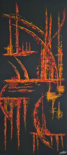 ESPIEGLERIE by Eric DELAHAYE, Painting for Sale on Select