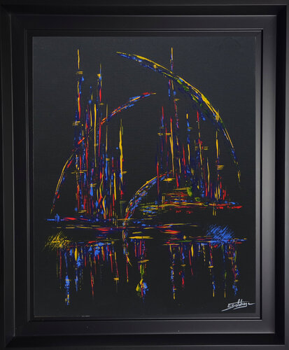 DIVERTISSANT by Eric DELAHAYE, Painting for Sale on Select