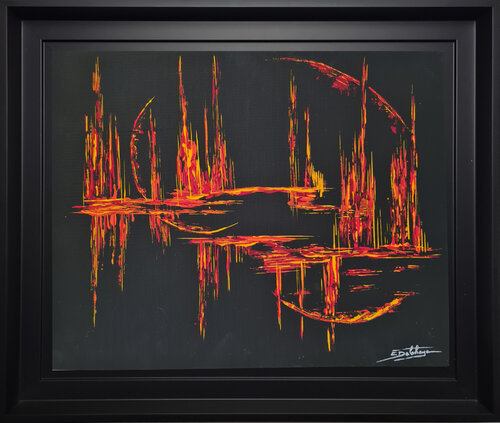 FLOTTANT by Eric DELAHAYE, Painting for Sale on Select
