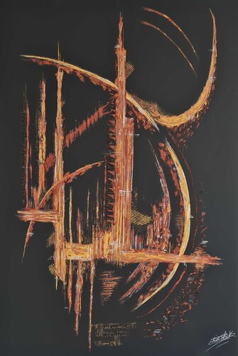 FORCE by Eric DELAHAYE, Painting for Sale on Select