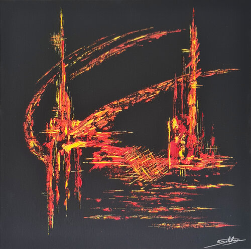 ARDENT by Eric DELAHAYE, Painting for Sale on Select