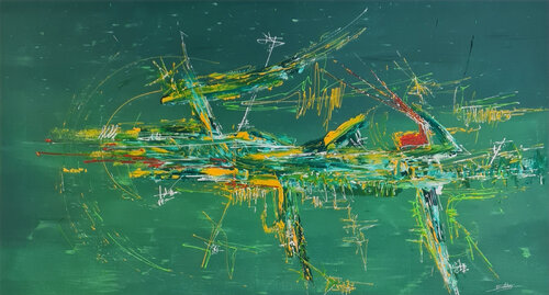 VISION IMPARFAITE by Eric DELAHAYE, Painting for Sale on Select