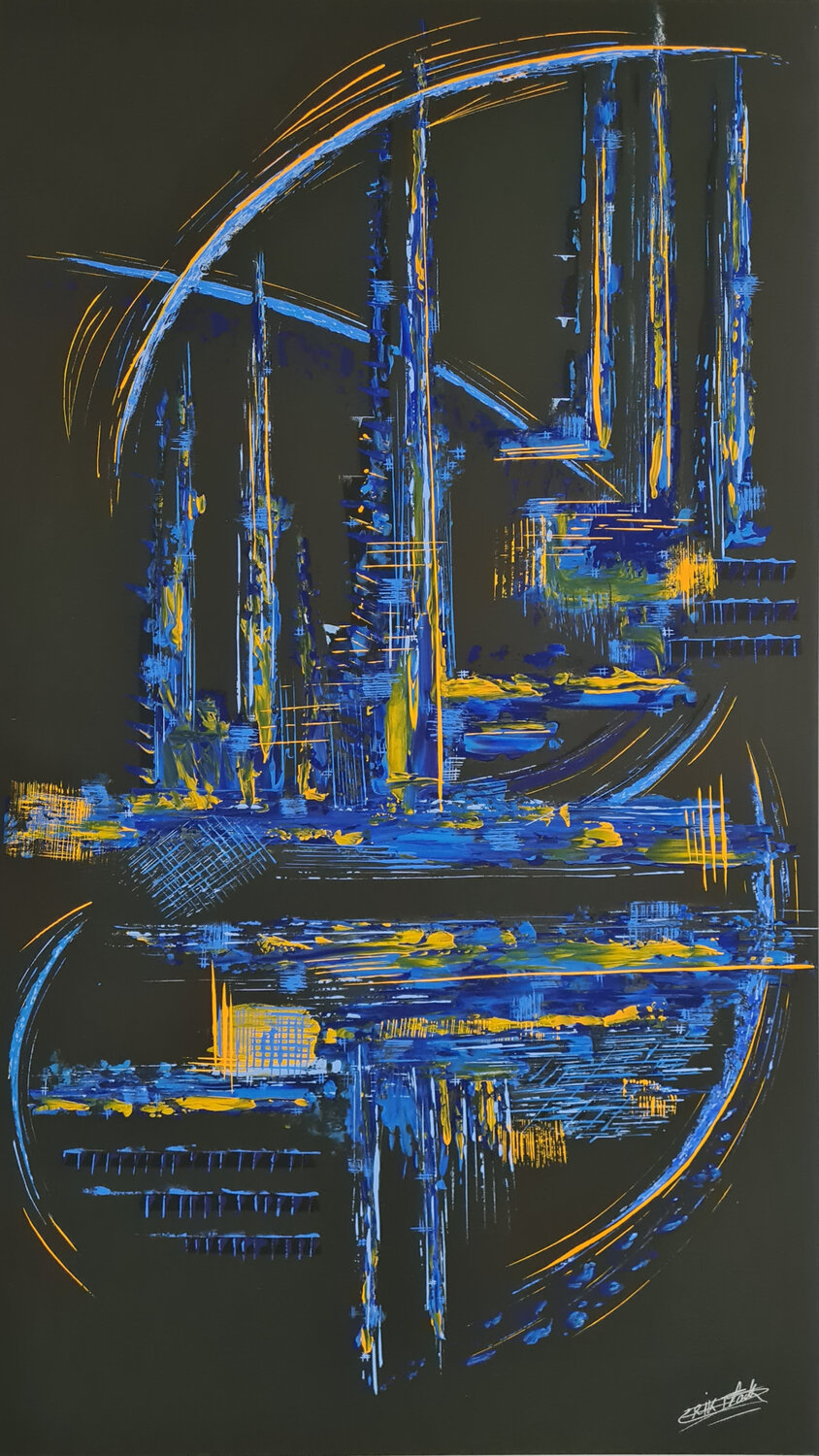 RENAISSANCE Eric DELAHAYE Original painting for sale