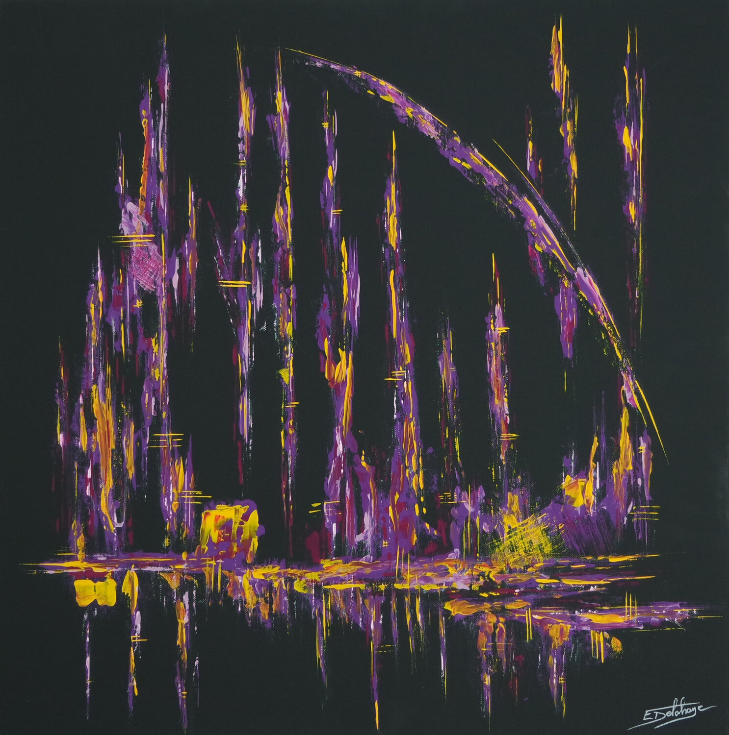 REVOLUTION Eric DELAHAYE Original painting for sale