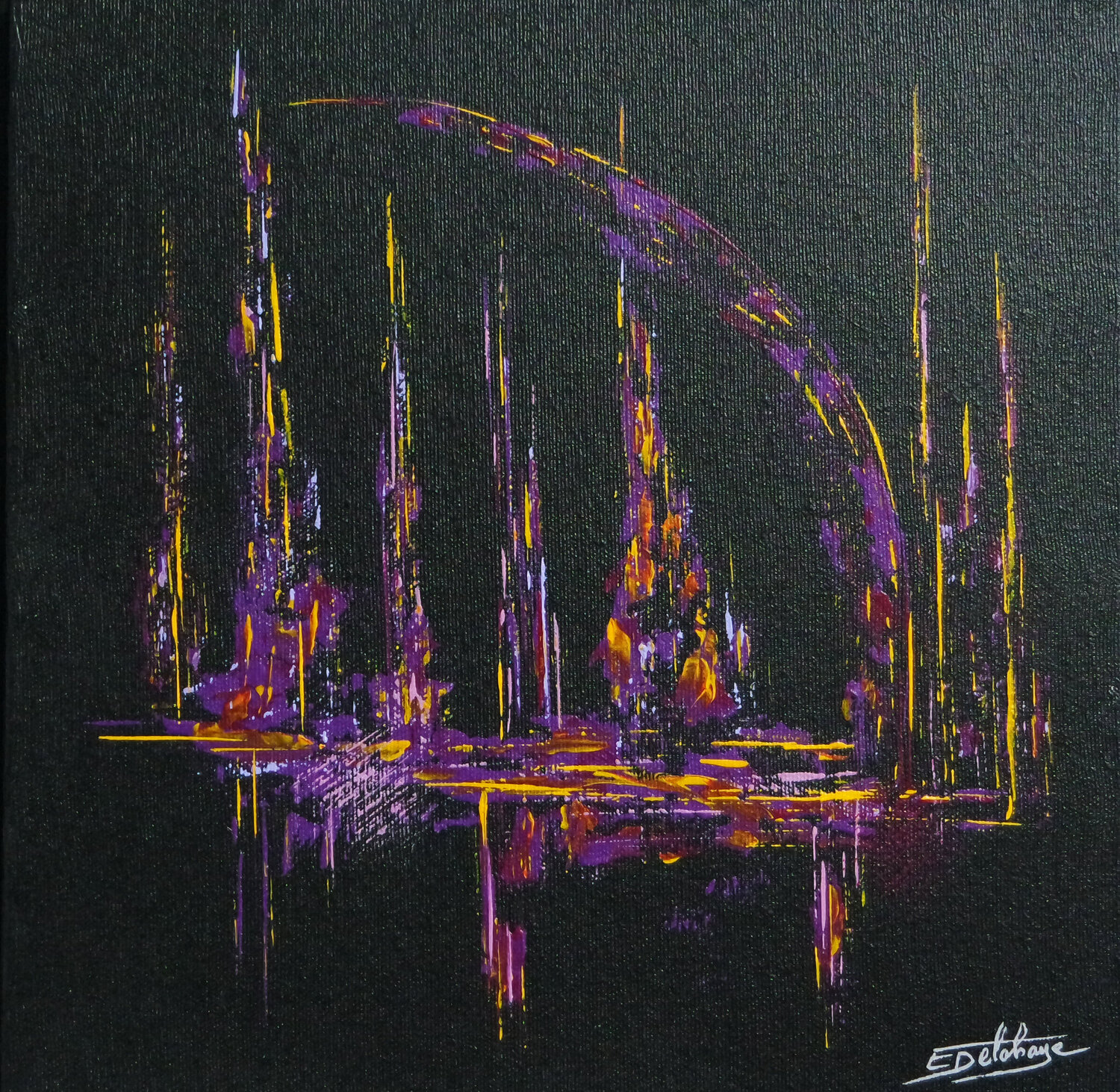 EXALTE Eric DELAHAYE Original painting for sale