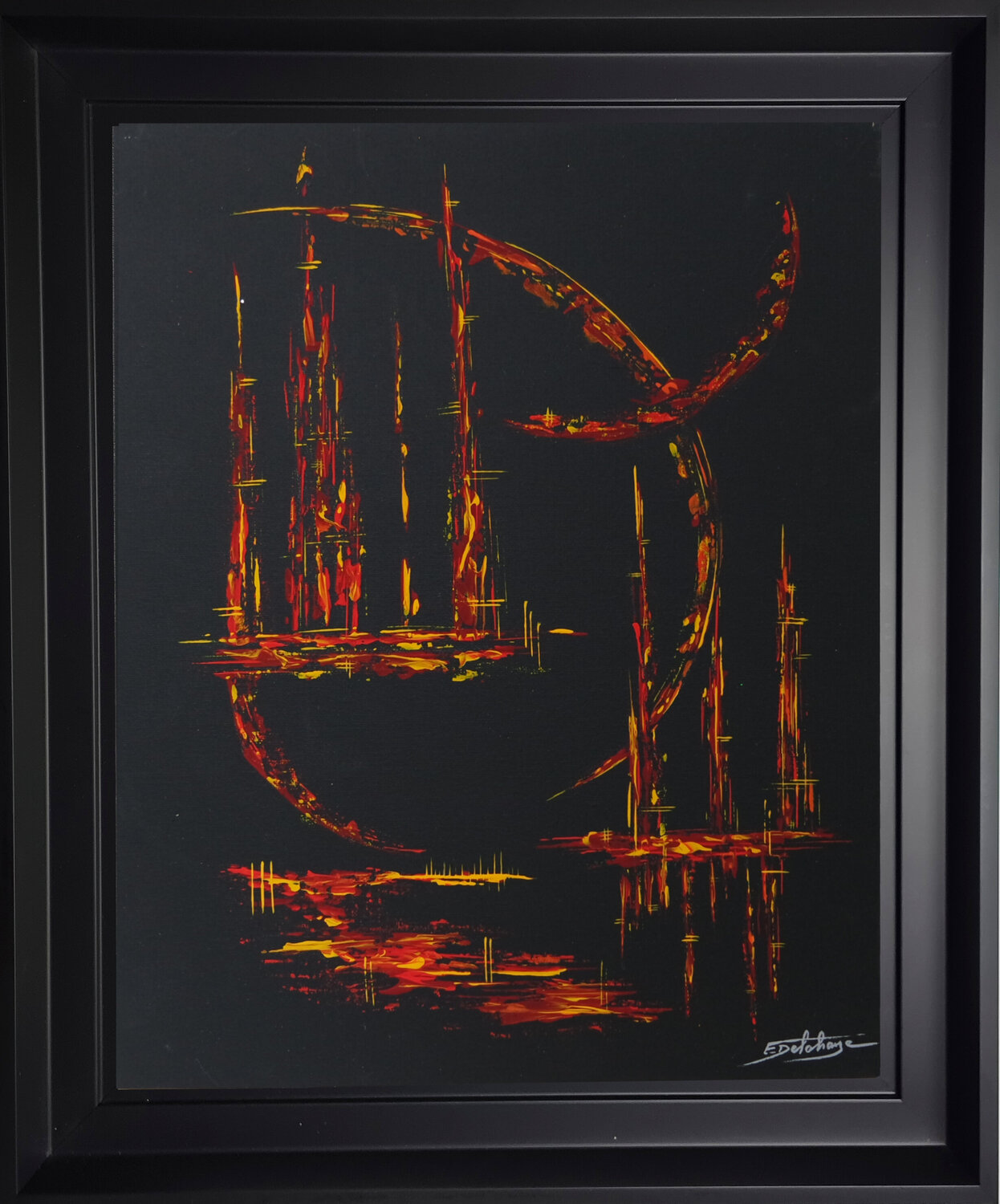 VIVANT Eric DELAHAYE Original painting for sale