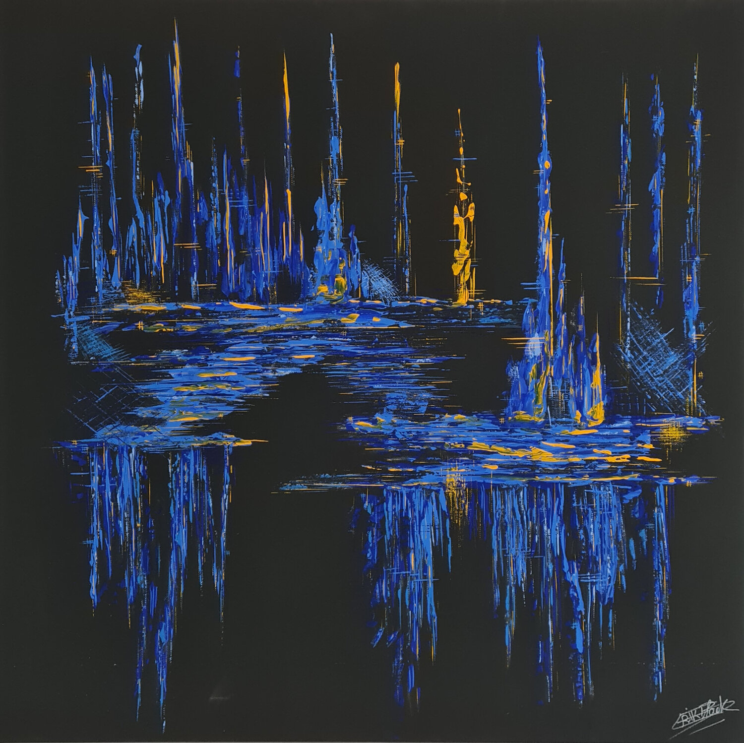 CONFUSION Eric DELAHAYE Original painting for sale