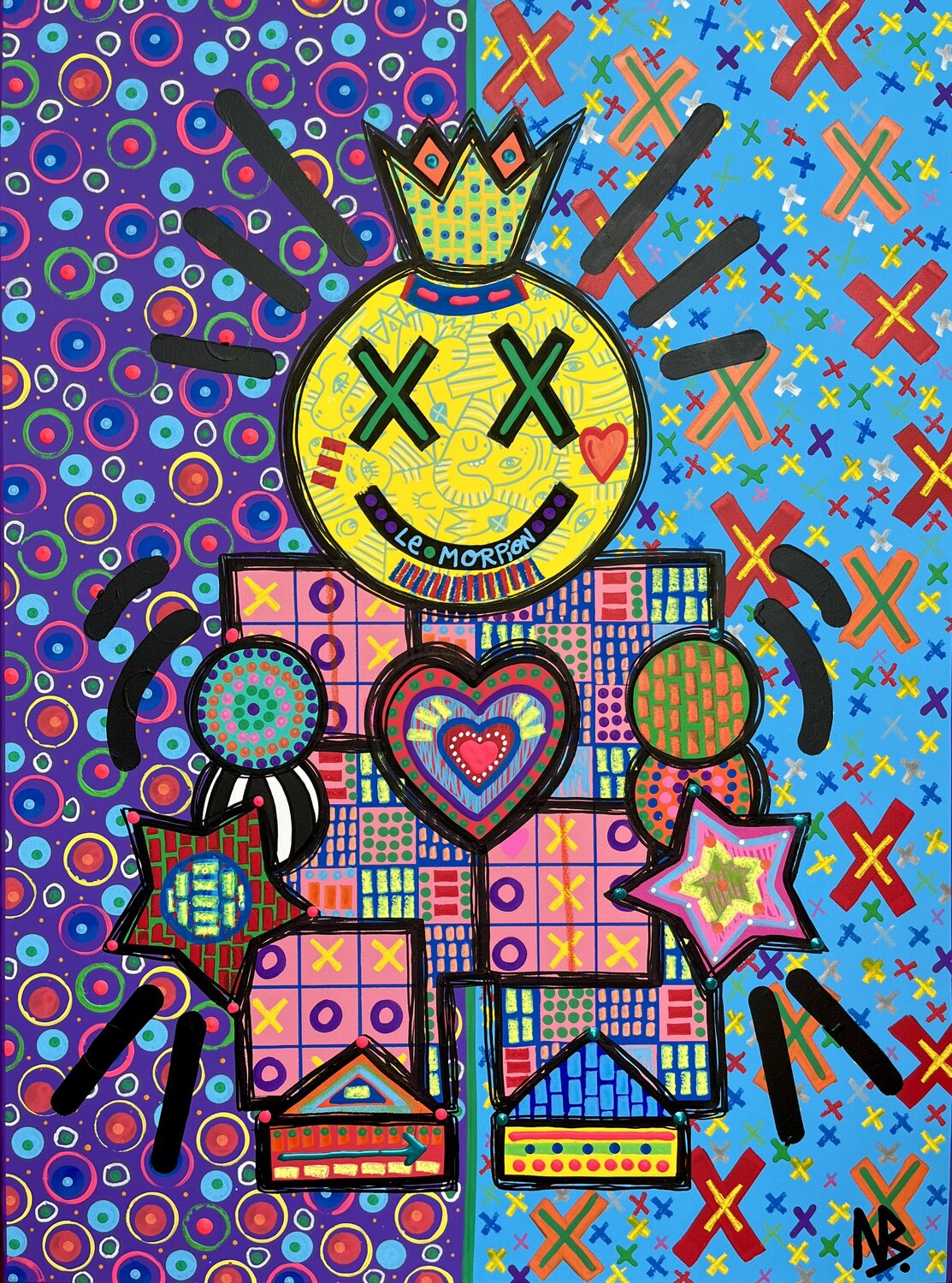 La Morpion Nina Bruneau Original painting for sale