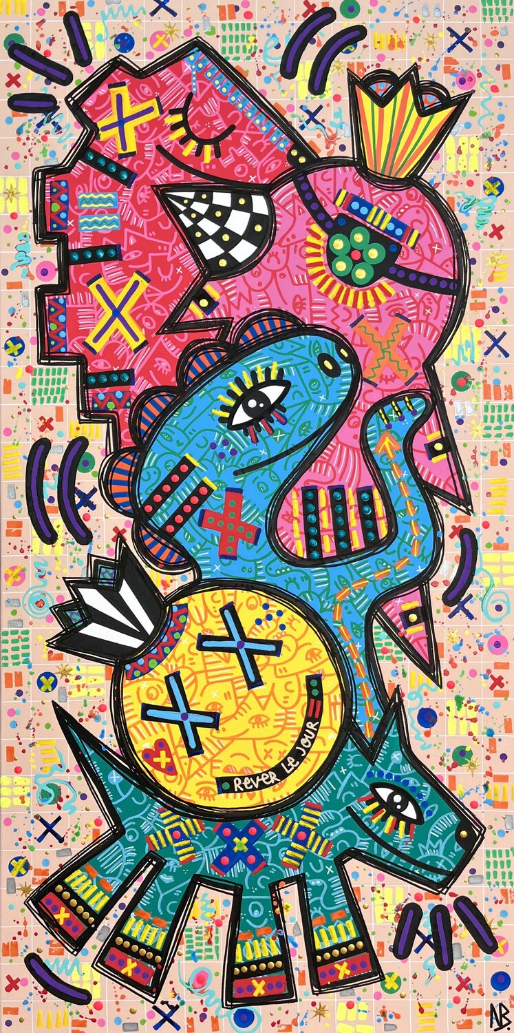Rêver le jour Nina Bruneau Original painting for sale