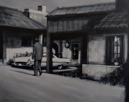 Go to Visit by Bert Heersema, Painting for Sale on Select