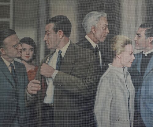 At the Reception by Bert Heersema, Painting for Sale on Select