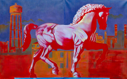 L’umana spezie by Antonio Ortolani, Painting for Sale on Select