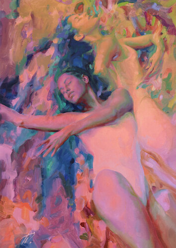 Rio abajo Rio by Tiana Diakova, Painting for Sale on Select