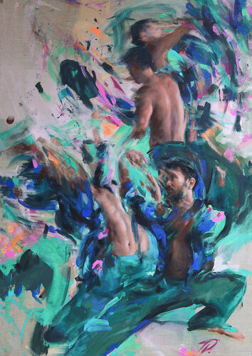 The Sacred Spiral by Tiana Diakova, Painting for Sale on Select
