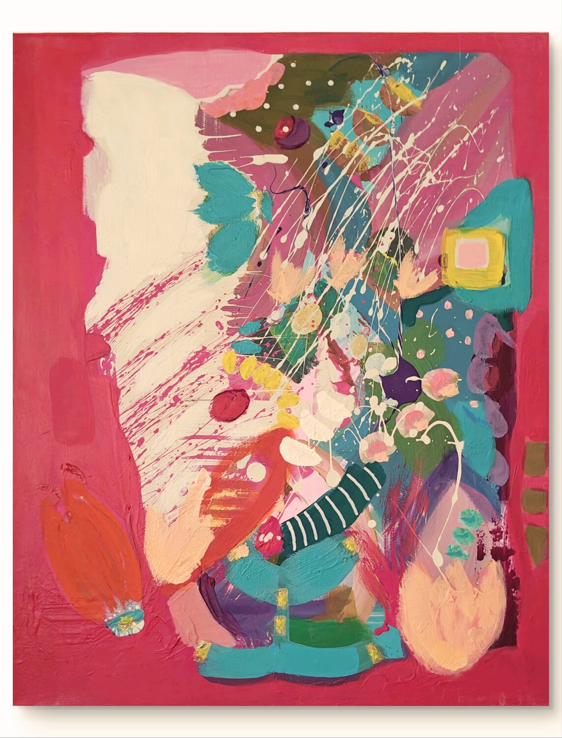 "Rejoicing"no.2 Vlatka Luksic Original painting for sale
