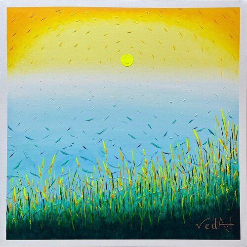 '' Whispers of the Eternal-IV '' by Vedat Durmazucar, Painting for Sale on Select