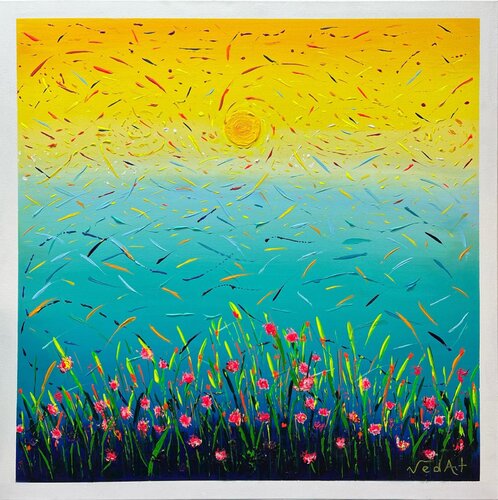 '' Whispers of the Eternal-VI '' by Vedat Durmazucar, Painting for Sale on Select