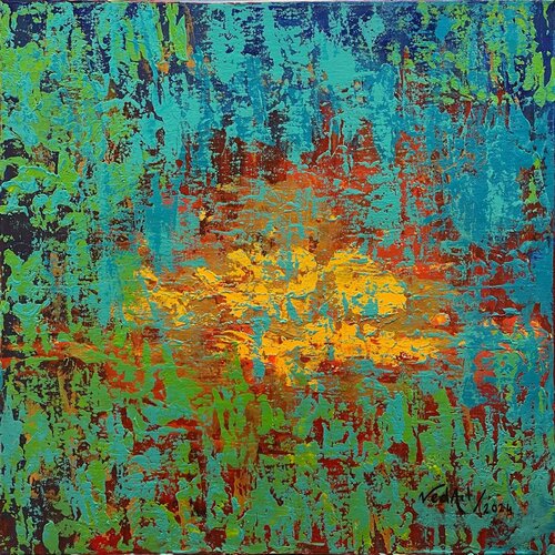 ````''Hidden Light'' by Vedat Durmazucar, Painting for Sale on Select