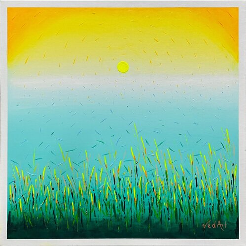 Whispers of the Eternal - IX by Vedat Durmazucar, Painting for Sale on Select