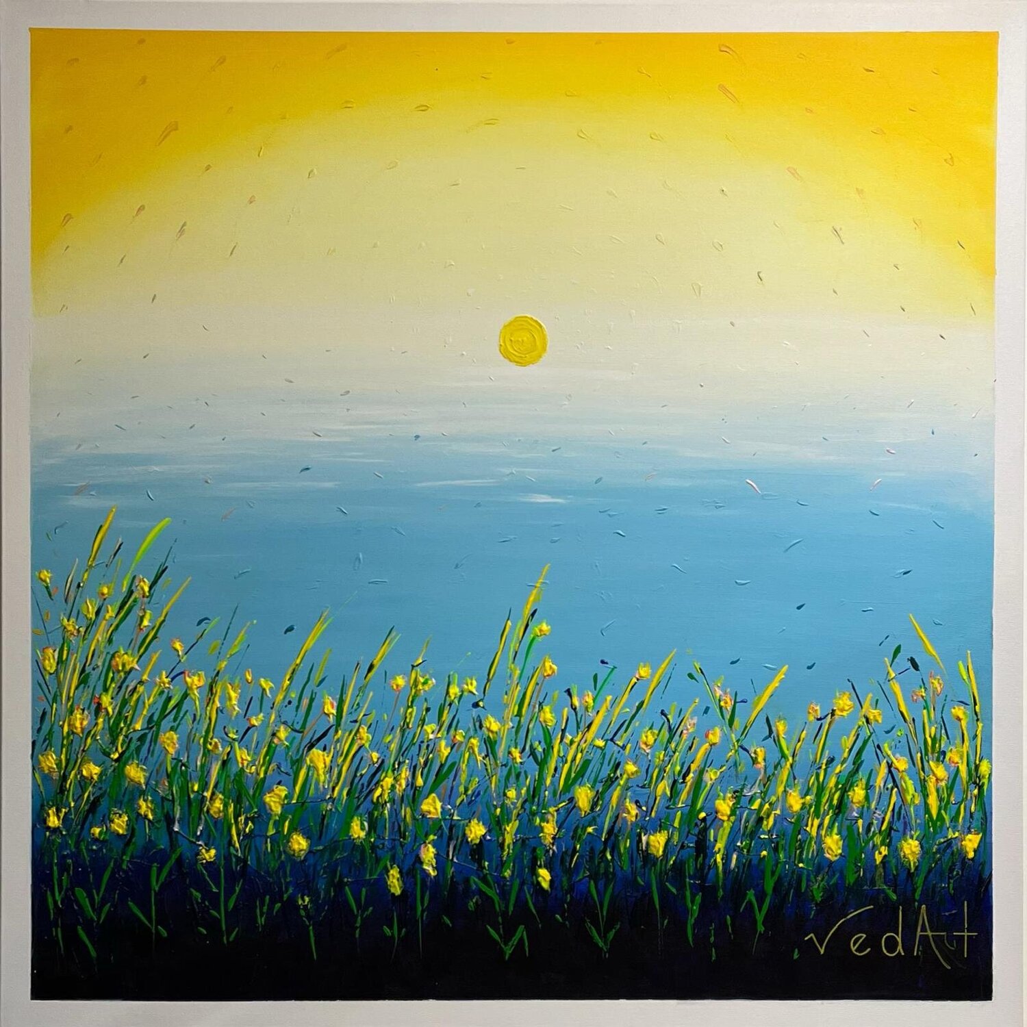 '' Whispers of the Eternal-V '' Vedat Durmazucar Original painting for sale