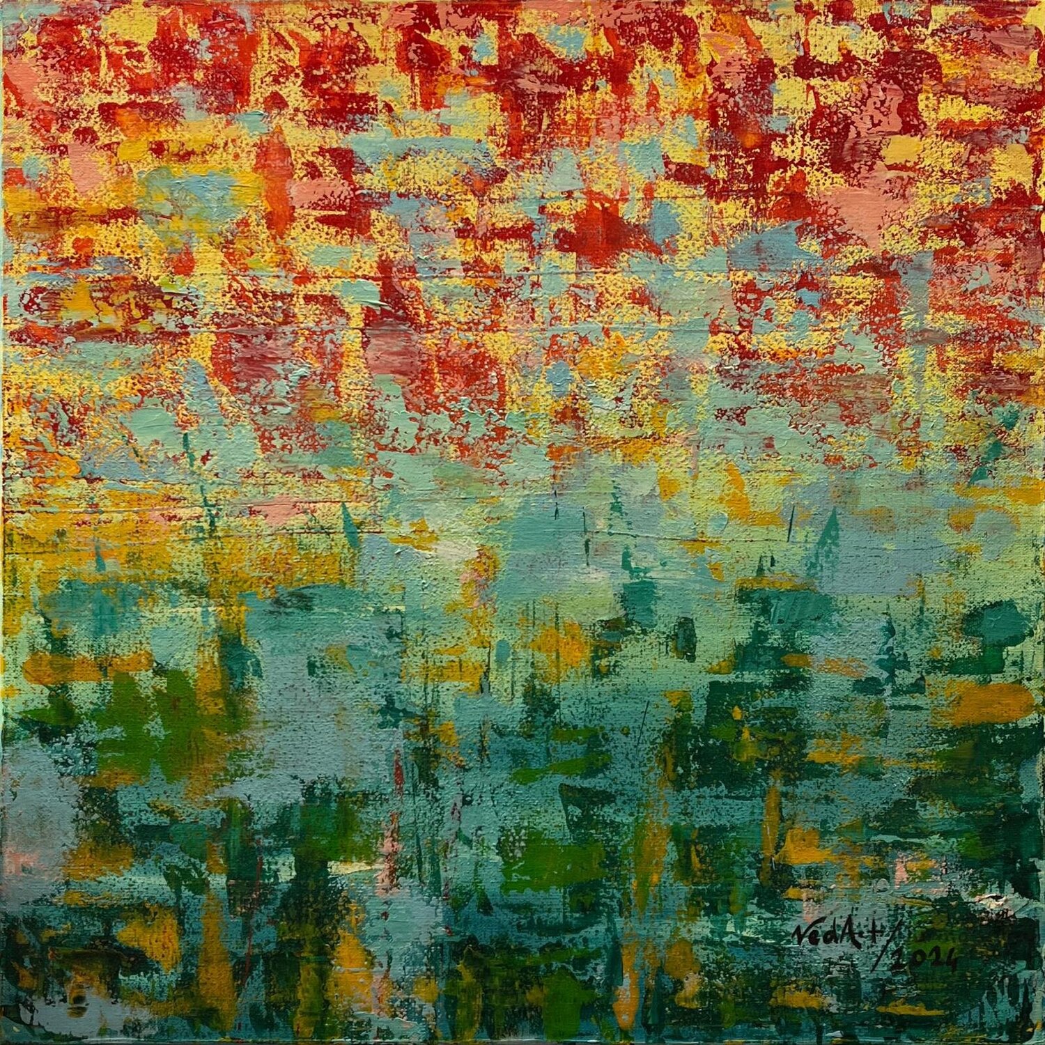 ````''Between Dream and Reality'' Vedat Durmazucar Original painting for sale