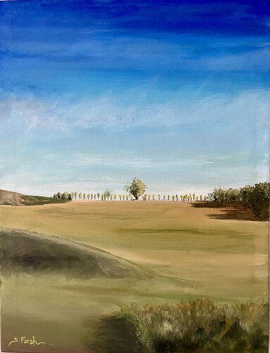 A Country Walk in Shoreham by Samir Farah, Painting for Sale on Select