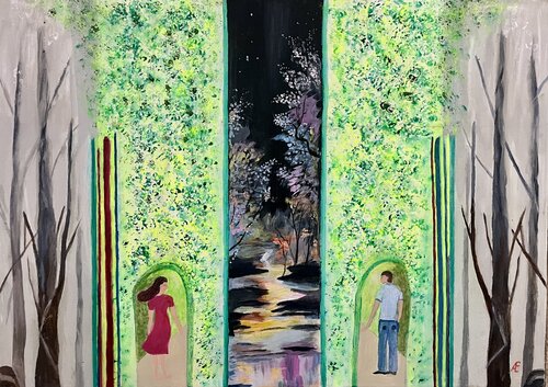Königskinder by Claudia Altemeier, Painting for Sale on Select