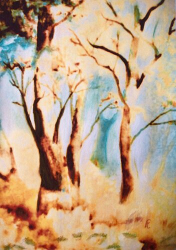 Herbstlicht I by Claudia Altemeier, Painting for Sale on Select