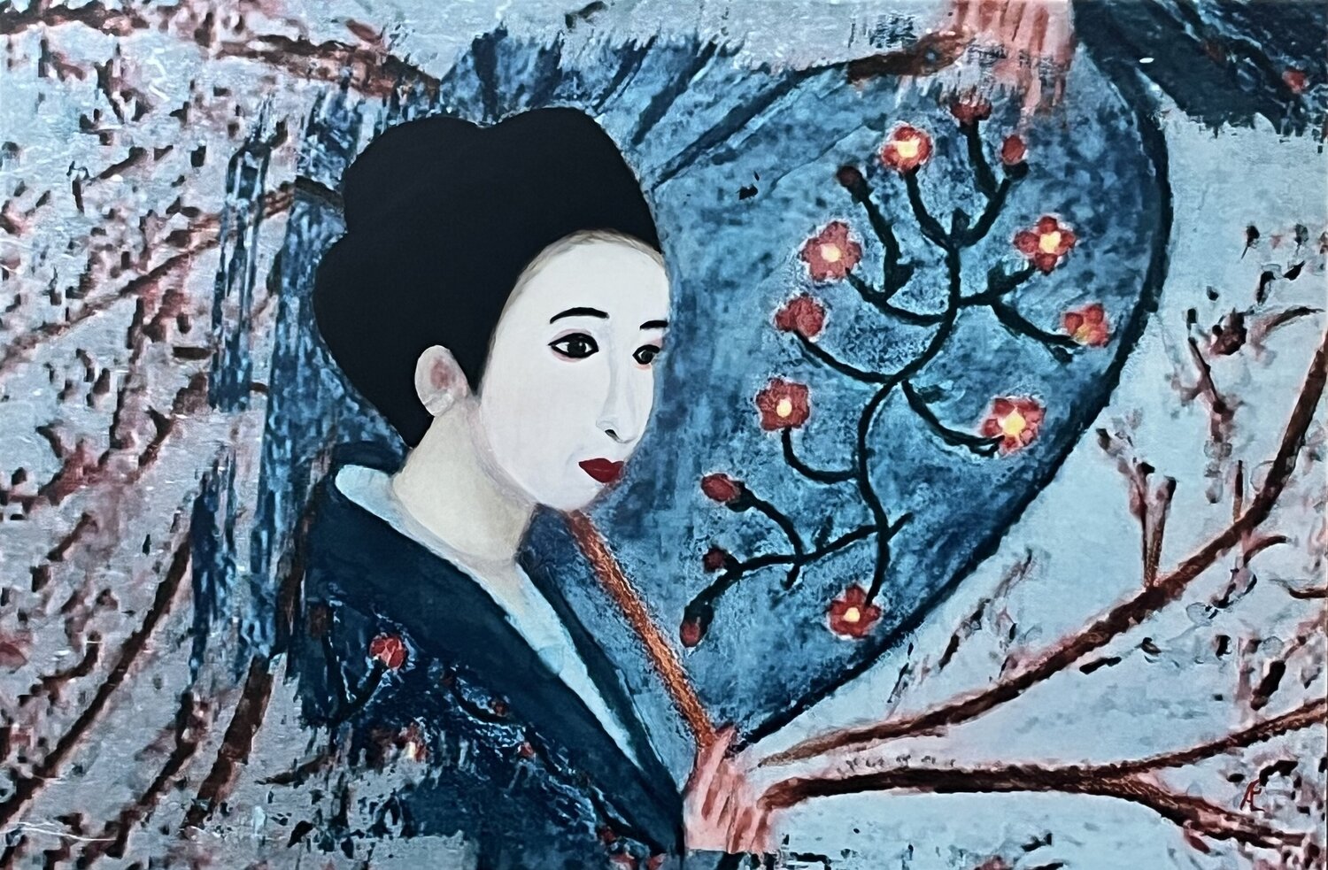 Torn in Tradition Claudia Altemeier Original painting for sale