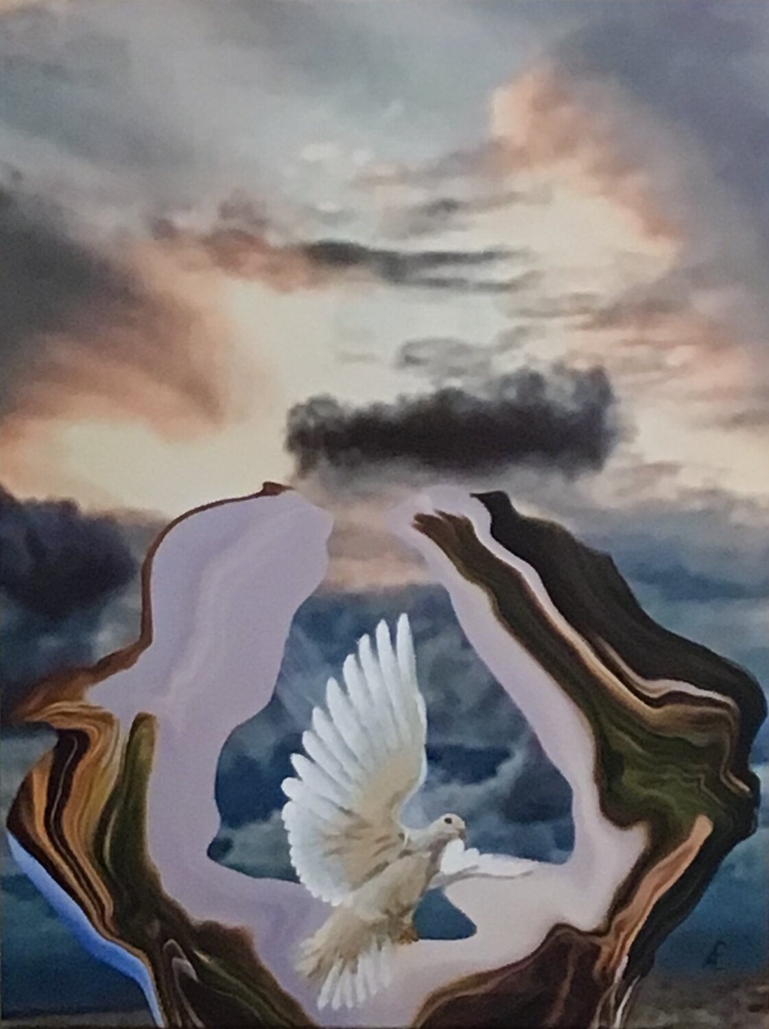 Silence and Peace Claudia Altemeier Original painting for sale