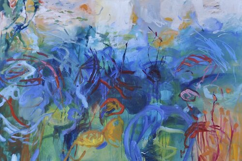 Winter Lake by Skye Holland, Painting for Sale on Select